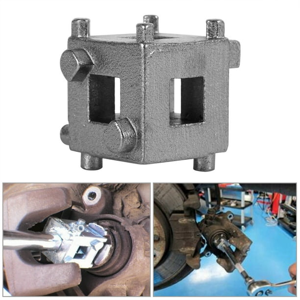 1pcs Car Rear Disc Brake Piston Retractor Tool Wind Back Cube Calliper Adaptor